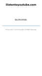 Mobile Screenshot of ilistentoyoutube.com